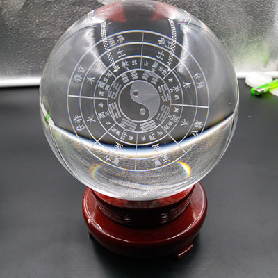 廠家批發 太八水晶球擺件 風水球 祭祀