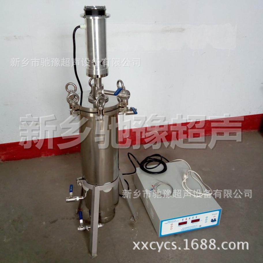 超声波恒温提炼反应釜 动植物细胞破碎分离提取 带冷却和温度检测