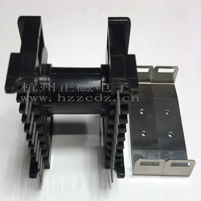 厂方直供高频大功率变压器骨架ETD44  卧式9+9P配钢卡