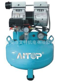 艾特移动式2.2kw220V小型全无油静音空压机打气泵牙科空气压缩机