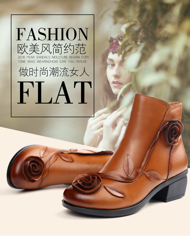 Bottes femme TRANQUILLEMENT en En cuir - Ref 3355123 Image 13