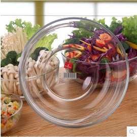 现货供应 丽尊玻璃碗泡面碗/透明玻璃碗汤碗水果沙拉碗 多规格