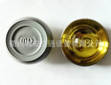 CE【玻璃道钉】100MM黄色玻璃反光道钉纯色无气泡