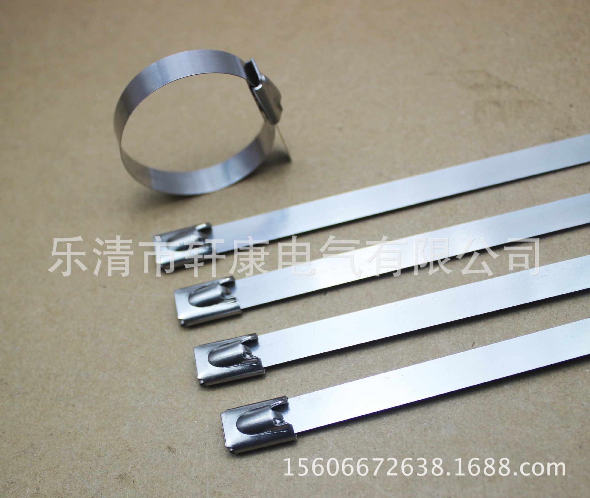 自锁式不锈钢扎带 白钢不锈钢扎带 不锈钢扎带  扎带4.6*200