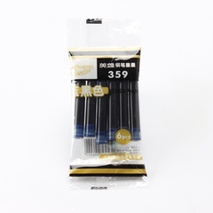 Authorized Hero 359 Steel Pen Case, Disposable Ink Cartridge, Blue Black, Replaceable