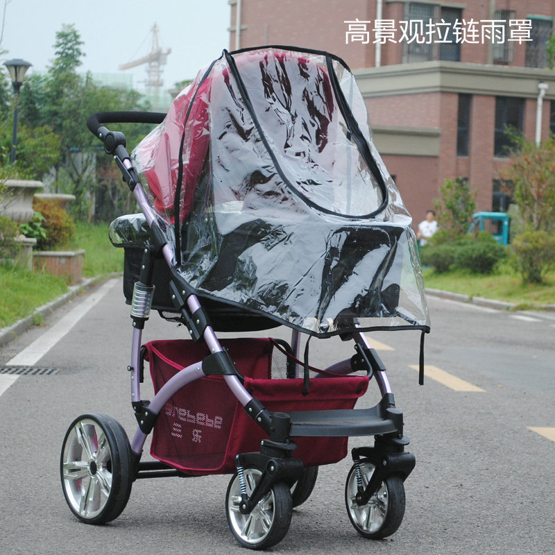 stroller rain cover with zipper