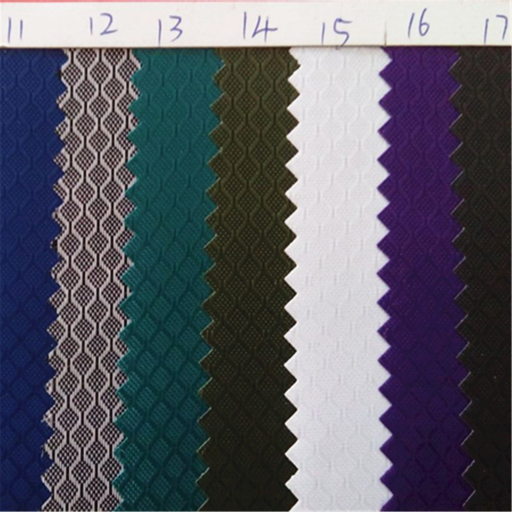 工厂直销涤纶210D菱形格PVC210菱形格PVC牛津布·箱包手袋面料