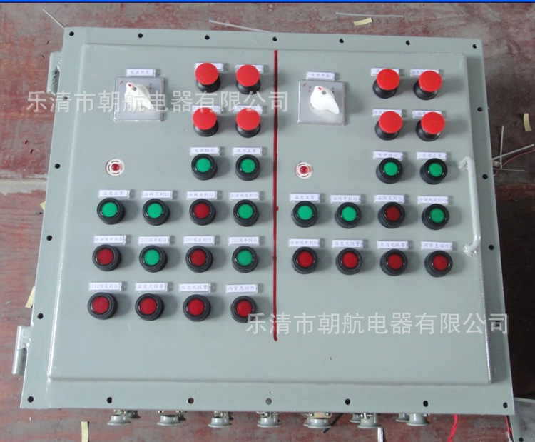 电磁阀阀门防爆按钮箱 钢板焊接起动机防爆电热控制箱 漏电保护