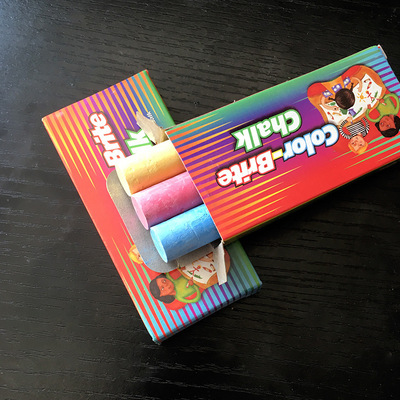 彩色加粗無塵無毒粉筆彩色粉筆 兒童無塵粉筆【彩色3】