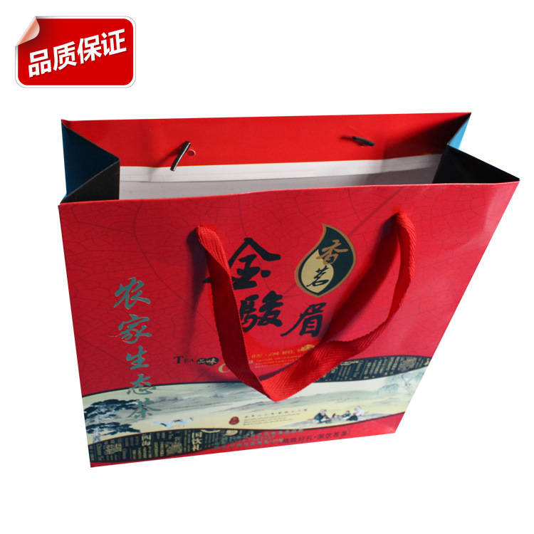深圳厂家供应250g白卡纸袋定制高档手提礼品袋烫金手提 商家主营