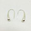 Metal fashionable earrings, European style, wholesale