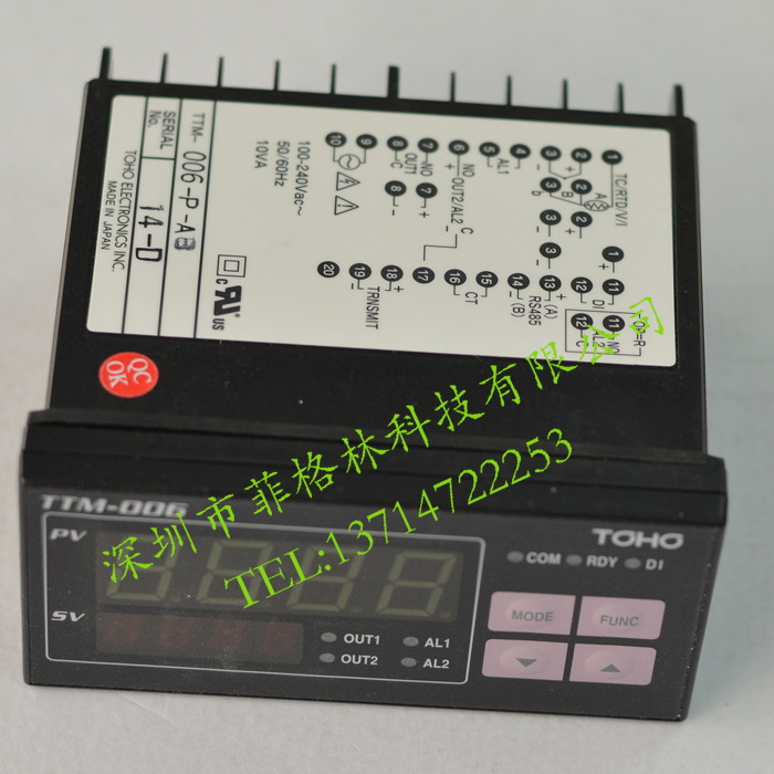 【实物拍照】TTM-006-P-AB 日本东邦 温控仪表 请议价