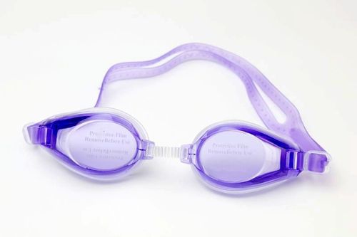 Hurun manufacturer mixed bag swimming goggles for men and women, wholesale waterproof and anti-fog swimming goggles, wholesale multi-color flat swimming goggles