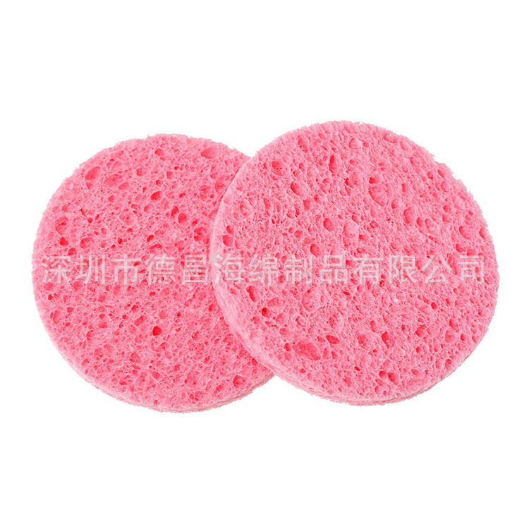 供应  洗脸清洁木浆棉 耐高温烙铁 吸水保湿 电极片海绵