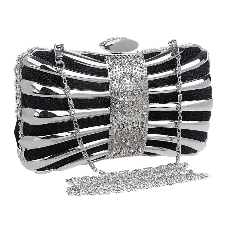 Fashion Metal Evening Bag Women Evening Banquet Bag Dress Clutch Bag display picture 8