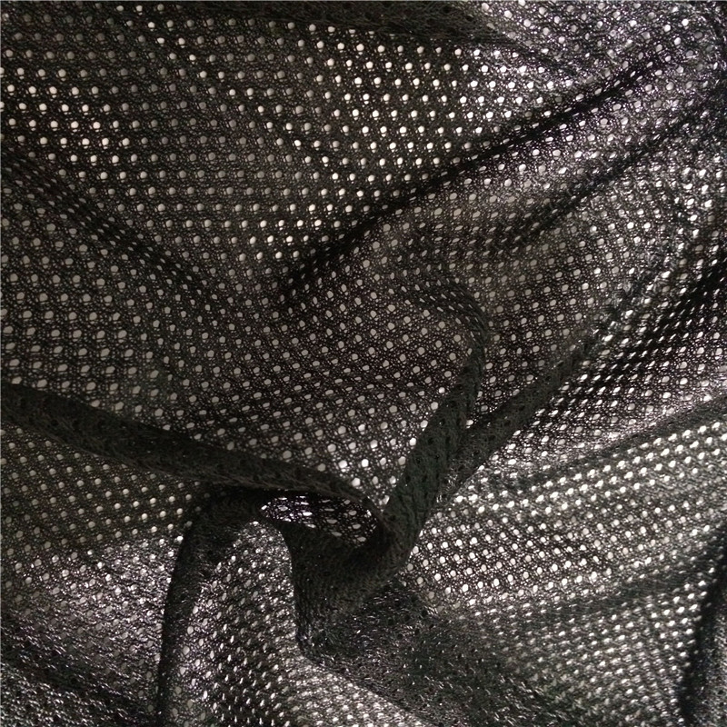 厂家现货直供 80g长丝细网布 鸟眼布运动服校服面料