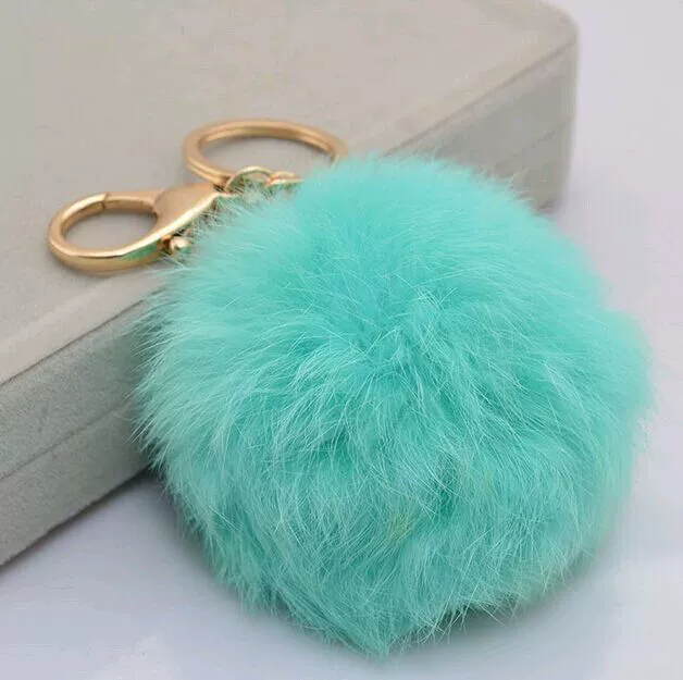 Металлический пуховый шар, модный подвес, брелок, Aliexpress, handmade, 8см