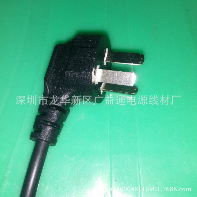 国标电源线插头 三插头电源线纯铜芯 量大价优 长度可定制