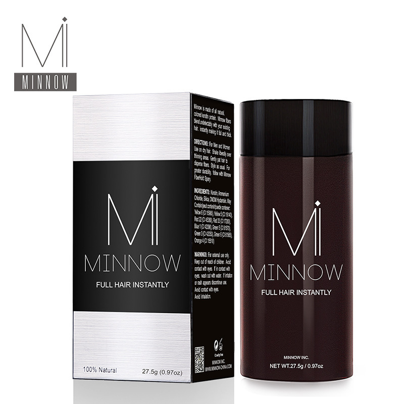 Fiber official website Direct sales minnow Mino hair dense hair fiber wig sparse concealer 27g B