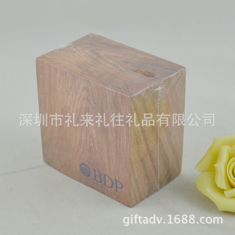 纸砖木托商务便签加厚立方体便利贴学习笔记贴即时贴标签备注贴