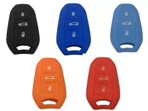 Wholesale 2 008 408 508 silicone key case car key case Smart Remote control case buckle