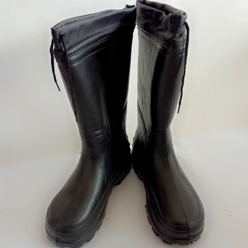 Утолщенные резиновые сапоги из пеноматериала EVA, мужские и женские резиновые сапоги, зимняя теплая обувь, непромокаемая обувь, кухонные сапоги для еды оптом