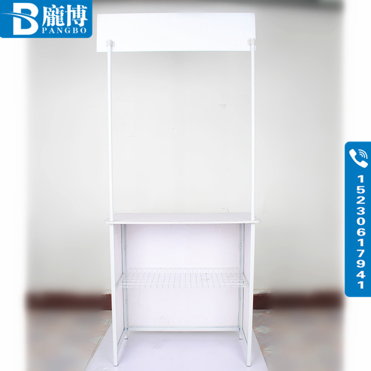 厂家供应定制促销台 超市商场户外展台铁质促销台 便携式促销台