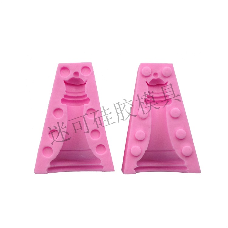 Internacional Chess King logo chocolate molde de jabón artesanal molde de jabón fábrica muestra directa