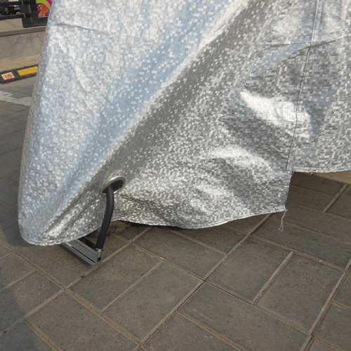 Three-Wheeled Tricycle Raincoat Motorcycle Rain Cover Aluminum Film Thick Camouflage Car Cover Waterproof Sunshade