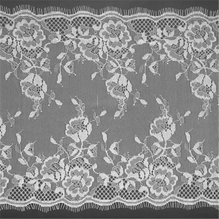 厂家直销睫毛花边连衣裙打底衫睫毛蕾丝花边睫毛蕾丝面料现货批发