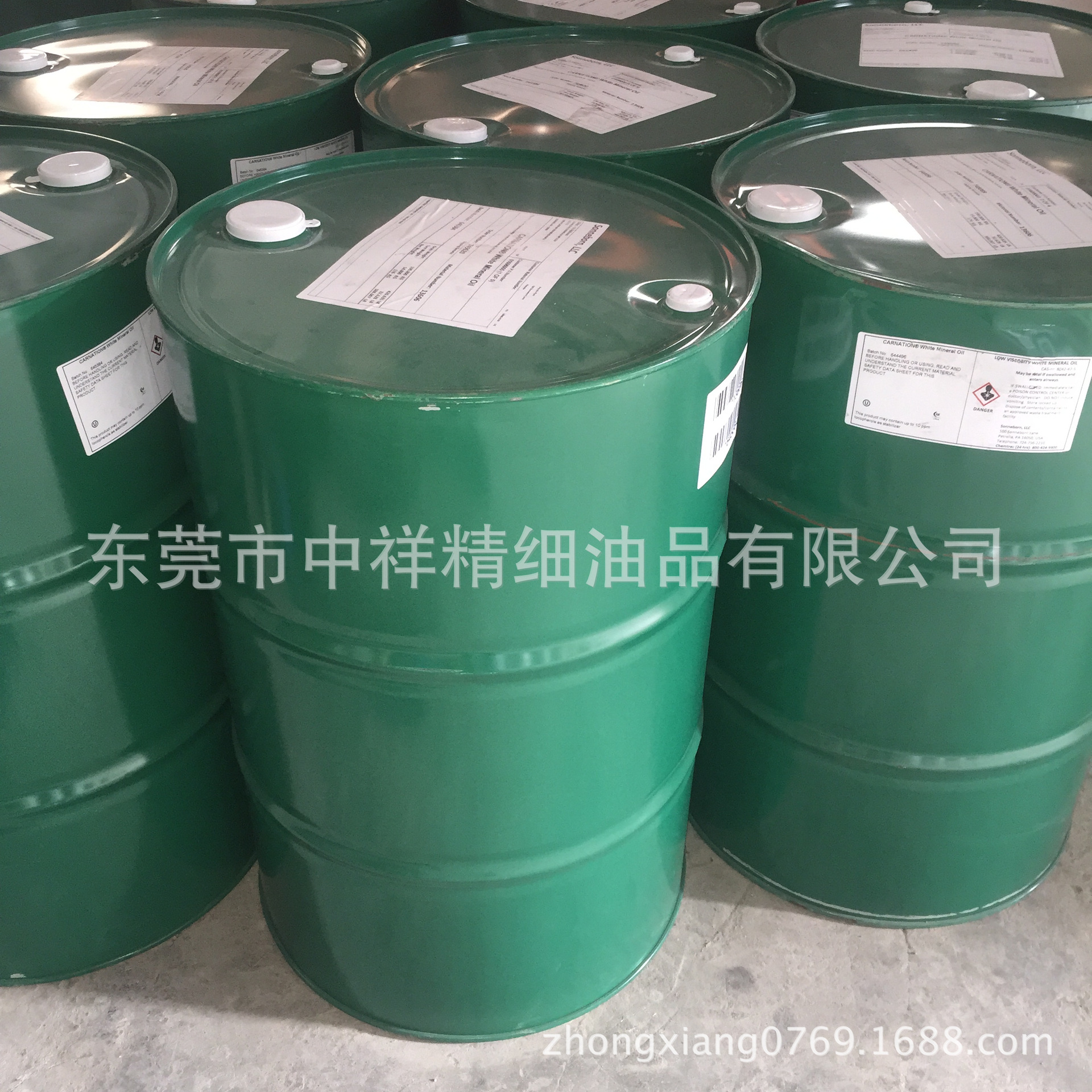 原装进口SONNEBORN食品级矿物油脱模油CARNATION