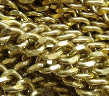 各种规格纯铜磨链开口铜链 环保韩国铜链 铜装饰链 铜财布链批发