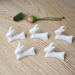 Cute and Agile Chopsticks Holder, Rabbit Chopsticks Holder, Pen Holder, Ceramic Craft, Decorative Item, Direct Manufacturer Sale