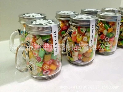 100毫升新款把子杯，迷你可爱 布丁杯，慕斯杯奶茶饮料创意杯子