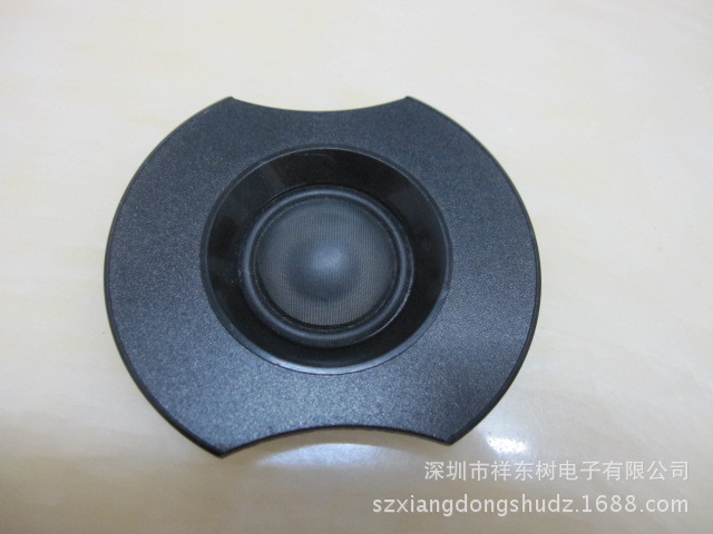 球顶蚕丝膜高音80mm内磁双缺口孔8欧姆8W黑色塑料面板专业喇叭
