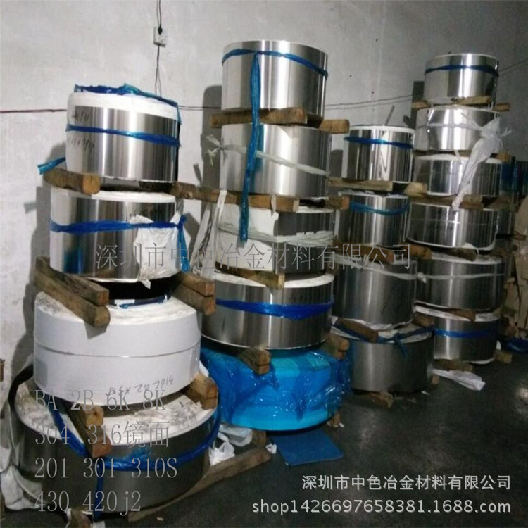 供应冷轧不锈钢带 不锈钢片 0.1 0.3 0.5 1.0MM不锈钢片 欢迎咨询