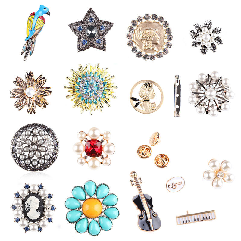 enaka retro večslojna vsestranska broška uniseks nakit dodatki_voghion.com