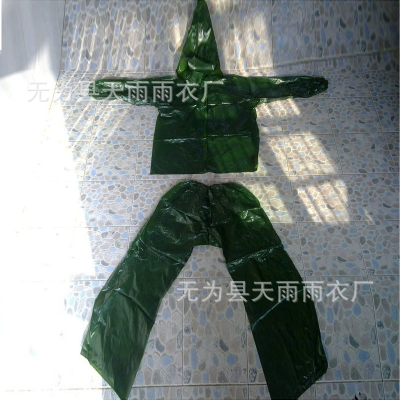 Split raincoat