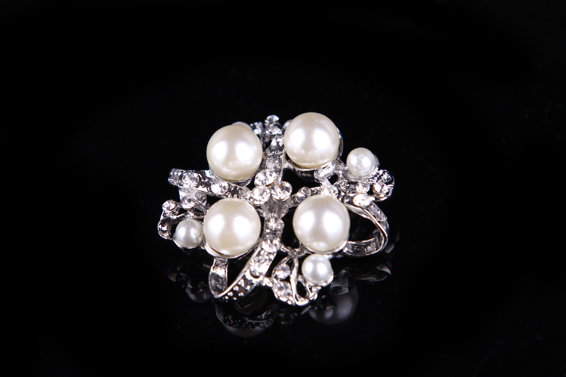 Broche en perles et strass, style coréen, simple et polyvalent, pour femme_voghion.com