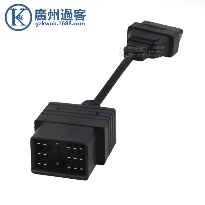 Оптовый Pin Тойота 17 к OBD OBD2 16PIN для кабеля переходники Тойота 17 Pin диагностического