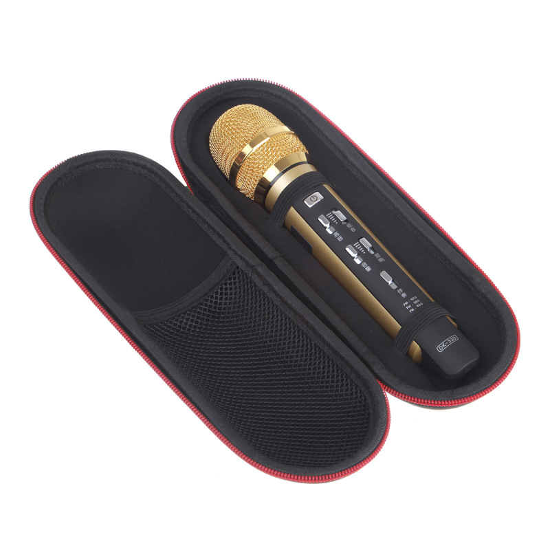 车载麦克风话筒收纳包 麦克风包装盒 无线麦克风EVA包 便携防震包