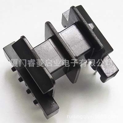 EF25 卧式 4+4 2槽 针距5.0 排距20.3 高19.7 针径0.8 变压器骨架