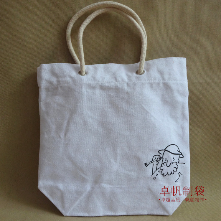 手提袋 单肩棉布袋 帆布手提袋 文艺休闲 礼品包装袋 定制logo