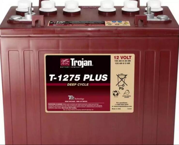 TROJAN球车电池T-1275  club-car球车秋健电池