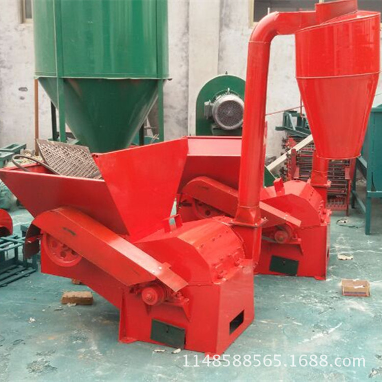 玉米秸秆牧草混合机 大型粗纸筒粉碎机 杂草粉碎机