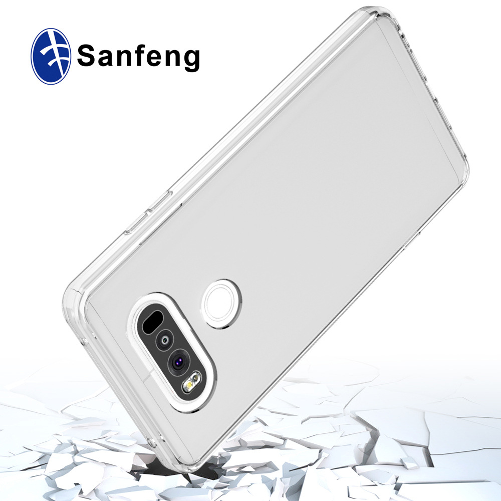 厂家批发 lg v20防刮防摔透明手机壳 亚克力背