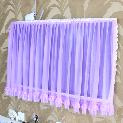 Shalian television dust cover Beauty yarn thickening screen Frame Elastic dustproof Calendar Do not take