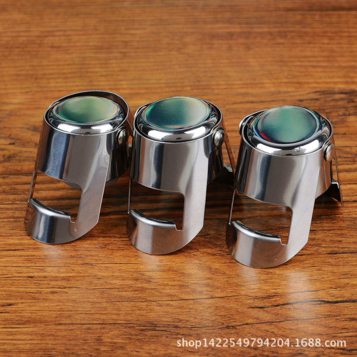 现货厂家直销金属香槟塞红酒瓶塞不锈钢香槟塞酒塞双耳保鲜香槟塞|ms