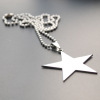 Men's accessory, necklace, pendant stainless steel, sweater, Korean style, European style