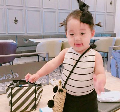 new pattern children manual weave bucket Hair ball Little bag Pure handwork crochet The single shoulder bag Diagonal children's bag